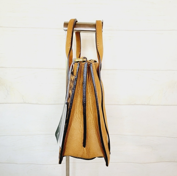 Nardelli Leather Suede Cheetah Print Small New Crossbody Italy - Picture 5 of 16